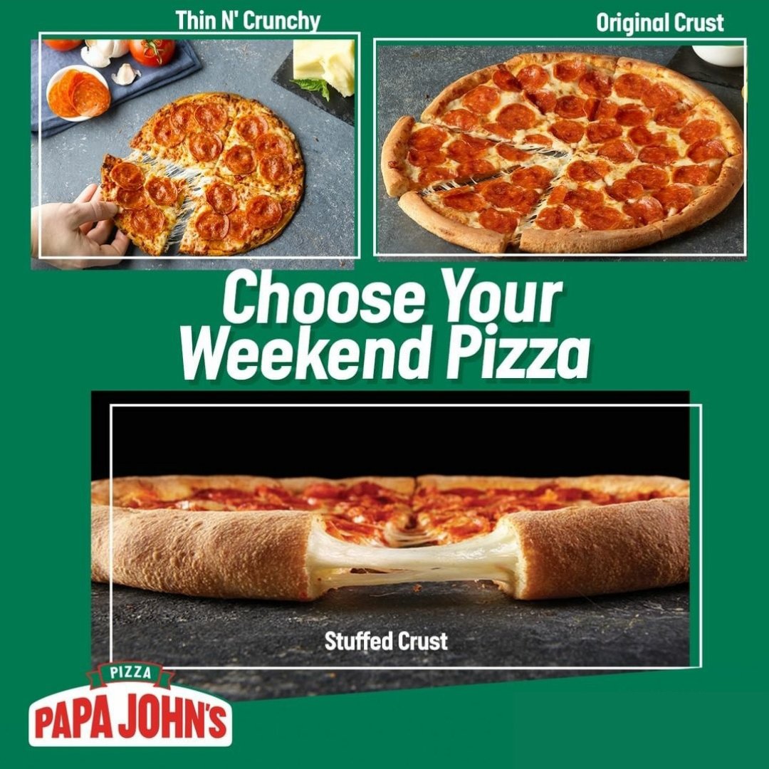 Choose your weekend pizza. Order now at: https://t.co/EceEEBcaFd . .