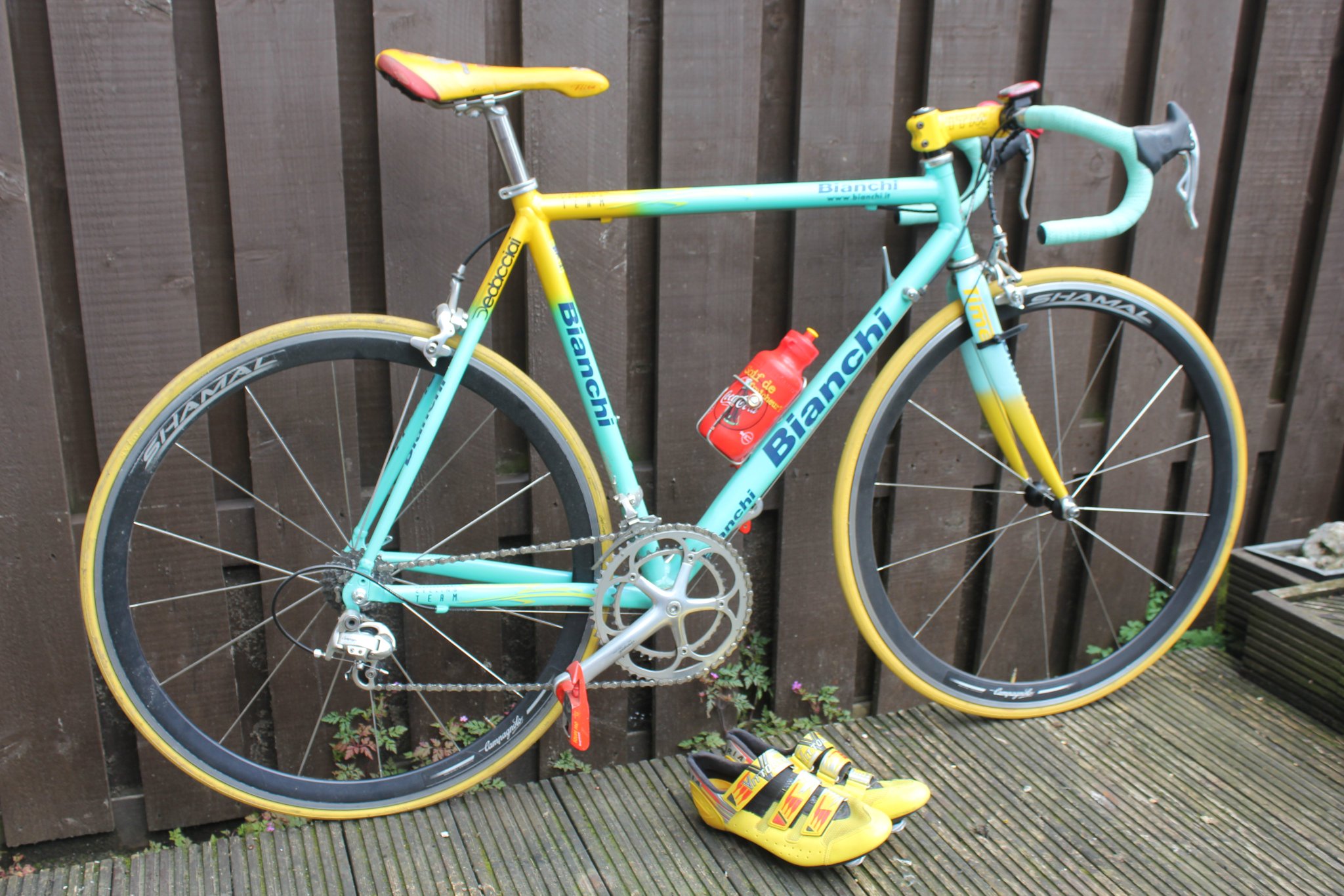 Happy Birthday Marco Pantani.

Time for the annual pictures of my little tribute bike. 