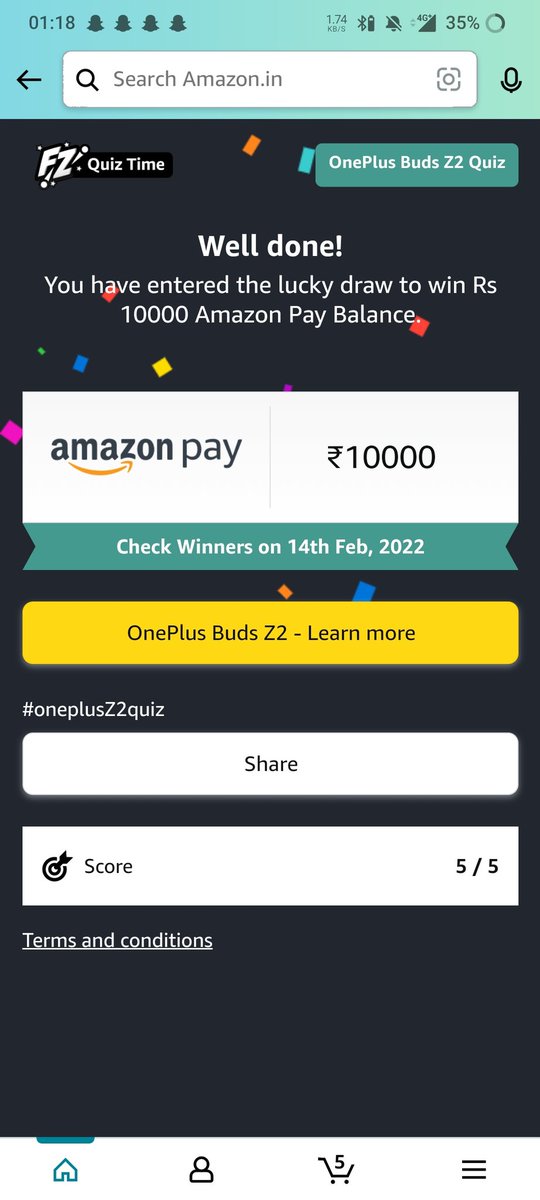 JayBhatkar99's tweet photo. I'm already using OnePlus BudZ and now I'm super excited for Oneplus BudZ2💯
@amazonIN @OnePlus_IN 
#oneplusZ2quiz https://t.co/2G6FFBeNbs