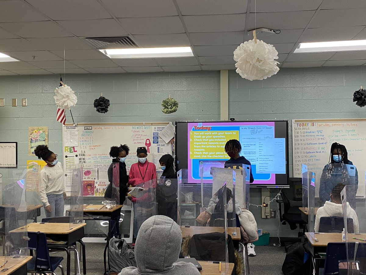 Bowers5th's tweet photo. This week the students constructed their on Group Speeches by collecting textual evidence on how and why plastic bottles are harmful to our environments 🗣 Do YOU know how you could be harming your environment? Come to D6 &amp; we’ll tell you all about it! ♻️ #5thgrade #ELA https://t.co/auEKl6gvaU