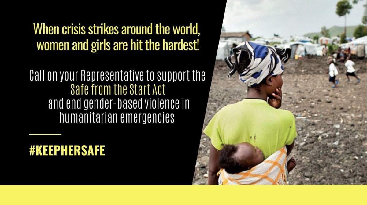 CFundAdvocates's tweet photo. Rape, intimate partner violence, & child marriage are assaults on the rights of girls. The #SafeFromTheStart Act works to prevent #GBV during humanitarian crises. We hope Congress will pass this important legislation and #KeepHerSafe #SafeFromTheStartAct https://t.co/FzdnkHEdT6