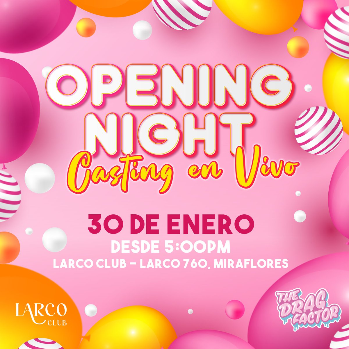 TheDragFactorpe's tweet photo. Este Domingo 30 de enero volvemos!!! https://t.co/EWtFzjTQOh