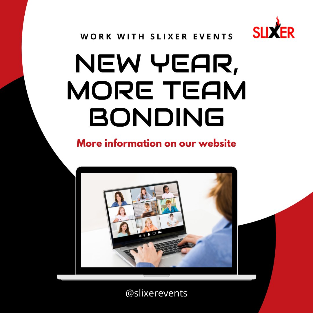 Slixer's tweet photo. Make your New Year's resolution to have more team bonding activities, especially with your remote and hybrid teams! ๐ฒ
More Information: https://t.co/UZHMxv2ibJ
#SlixerEvents #Vancouver #EventPlanning #EventPlanningCompanies #VirtualTeamBuilding #RemoteTeamBuilding https://t.co/VN6UD2g55F
