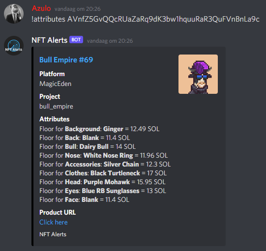 TheSaintAlpha's tweet photo. We just added a new tool for you to use!
Easily check the floor on all attributes of your NFT.

Limited discord invite link: https://t.co/3ntJDeL51i

#SolanaNFTs #solana #NFTs #nft #NFTCommunity https://t.co/Ev8GnxfJoX