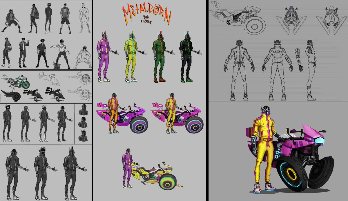 These are some of the concepts for the enemies that our artists have done! hope you like it!