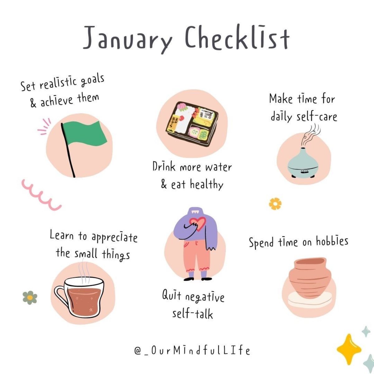 bp_living's tweet image. How have you been doing the first month of 2022?

Check out these wellness and mental health tips by @_ourmindfullife 💚🍵🌱

#mentalhealth #wellnesschecklist #BPLiving