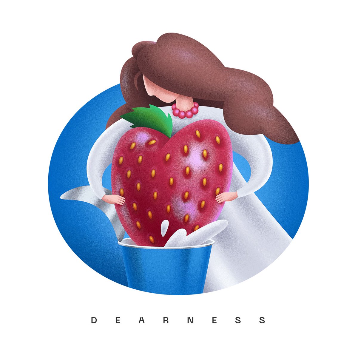 lookswild1's tweet photo. Fresh new illustration i made for @ValioFi 🍓🥛🐄 #valio #illustration #illustrations #illustrationartists https://t.co/PE35JDQZMw