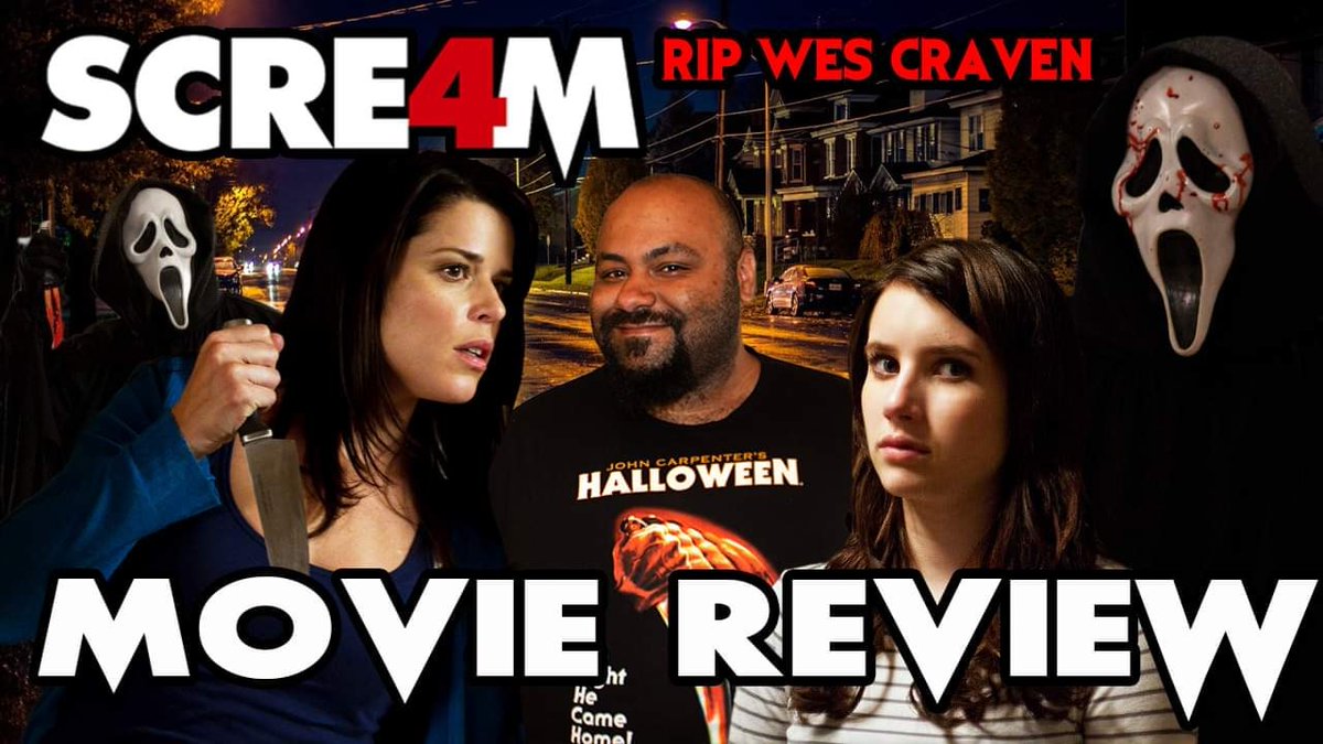 Full Scream ahead!!! Here we are. My review for Scream 4 (2011) is now up on my channel. Just a few more hours until we go see the new film. I'm pumped! 👇
youtu.be/kkX8zyCtb5Q
#Scream #ScreamMovie #Ghostface #horror #slasher #newvideo #MovieReview