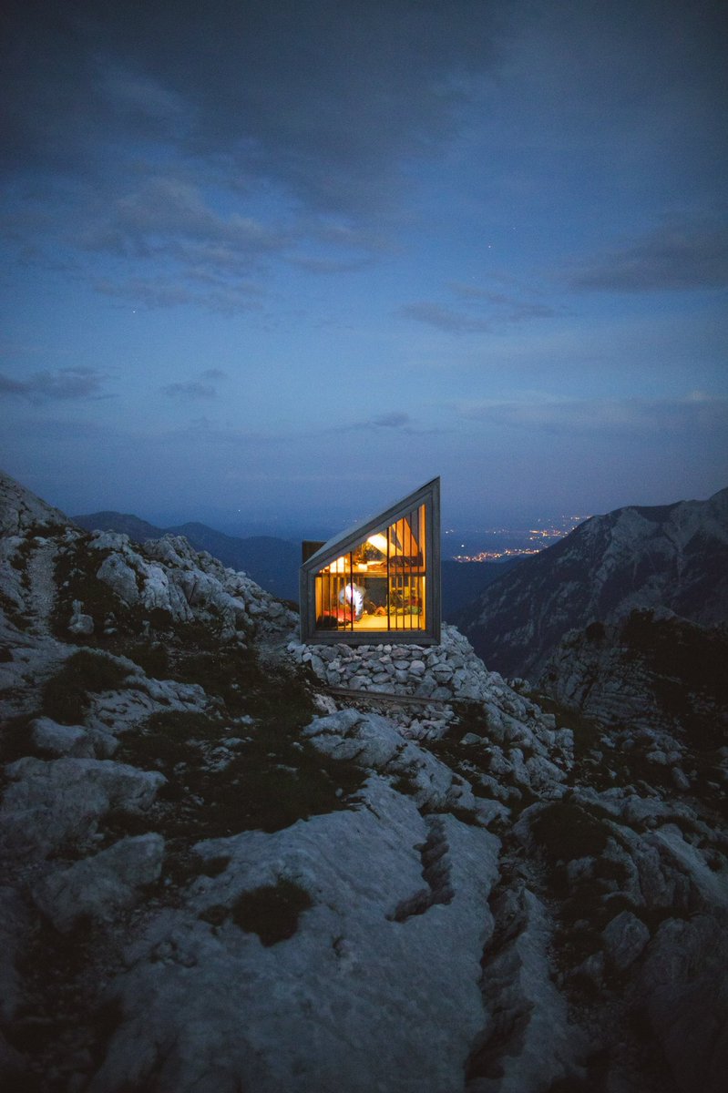 One of the classics — The Pod Skuto Bivouac high in the Kamnik Alps. I still can feel the silence up there…
