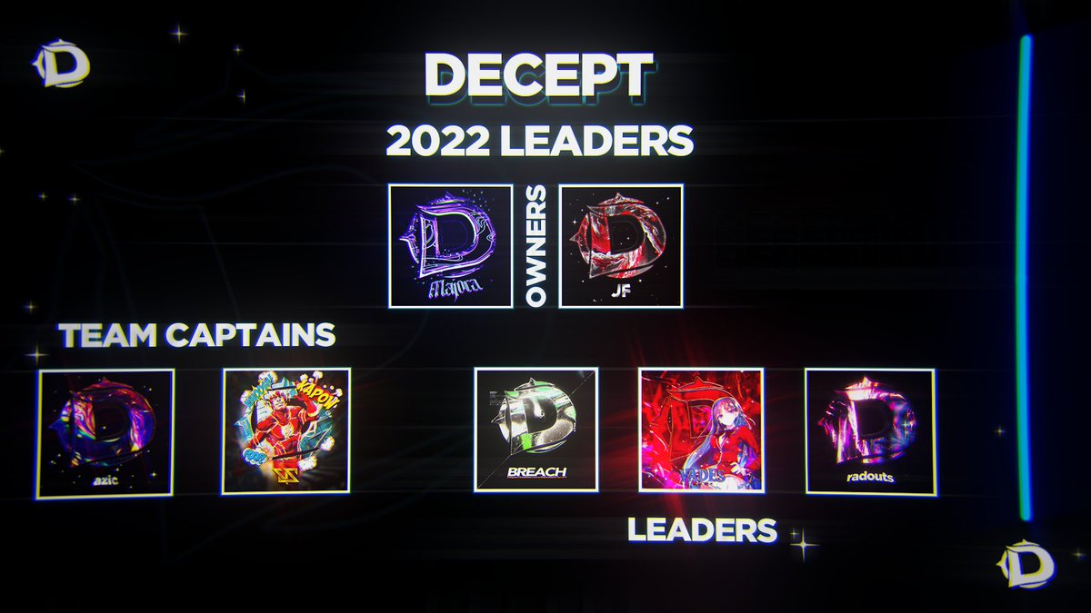 DECEPT LEAD LINEUP 

- <a href="/MajoraLad/">Majora ʰˢ</a> 
- @DeceptJF 
- <a href="/ItsBreach/">breach</a> 
- <a href="/imvades/">front vades</a> 
- <a href="/I2adouts/">radouts</a> 
- <a href="/_azic/">𝗮𝘇𝗶𝗰🫂</a> 
- @TimTroika