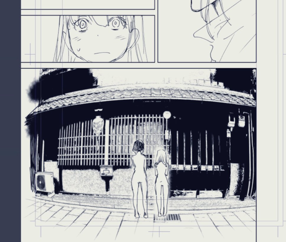スケジュール諸々の関係でこっちの漫画を先に触ってる。
実験的な画面を模索してて、あえて浮くような実写加工の背景を交えながらの漫画(この写真は自分で撮ったもの)まだ完成には程遠い……。
ジャンルはホラーデス👻