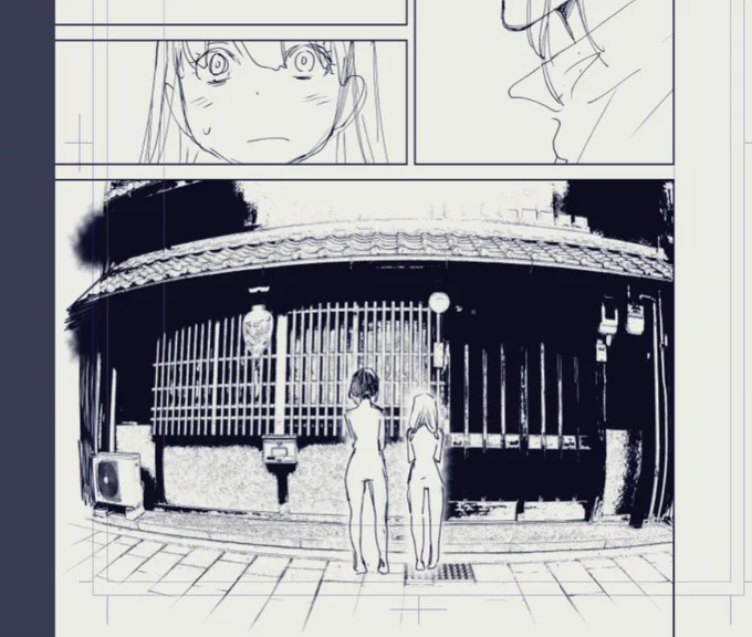 スケジュール諸々の関係でこっちの漫画を先に触ってる。
実験的な画面を模索してて、あえて浮くような実写加工の背景を交えながらの漫画(この写真は自分で撮ったもの)まだ完成には程遠い……。
ジャンルはホラーデス👻 