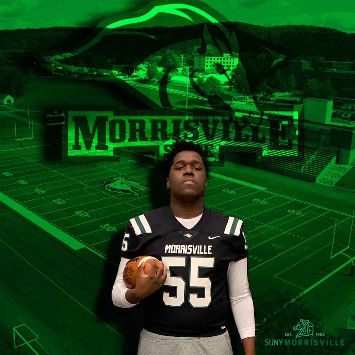 belendjy's tweet photo. After a great visit to Suny Morrisville, id like to thank @CoachDops ,@CoachElmore70 , @CoachRabyJr for a great experience and im proud to receive my first offer. #gomustangs #uncommitted https://t.co/El21wxCKzn