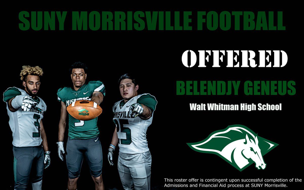 belendjy's tweet photo. After a great visit to Suny Morrisville, id like to thank @CoachDops ,@CoachElmore70 , @CoachRabyJr for a great experience and im proud to receive my first offer. #gomustangs #uncommitted https://t.co/El21wxCKzn