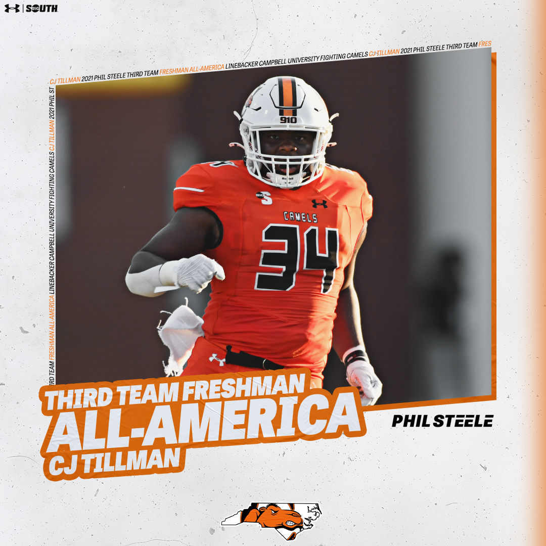 Campbell Football Schedule 2022 Campbell Football On Twitter: "Some Love For 𝙩𝙝𝙚 𝙧𝙤𝙤𝙠! Cj Tillman  Has Been Named Freshman All-America By @Philsteele042 🔗  Https://T.co/Ib9Ey8Grac | #Rollhumps 🐪🏈 Https://T.co/M9Wwbvdkrb" / Twitter