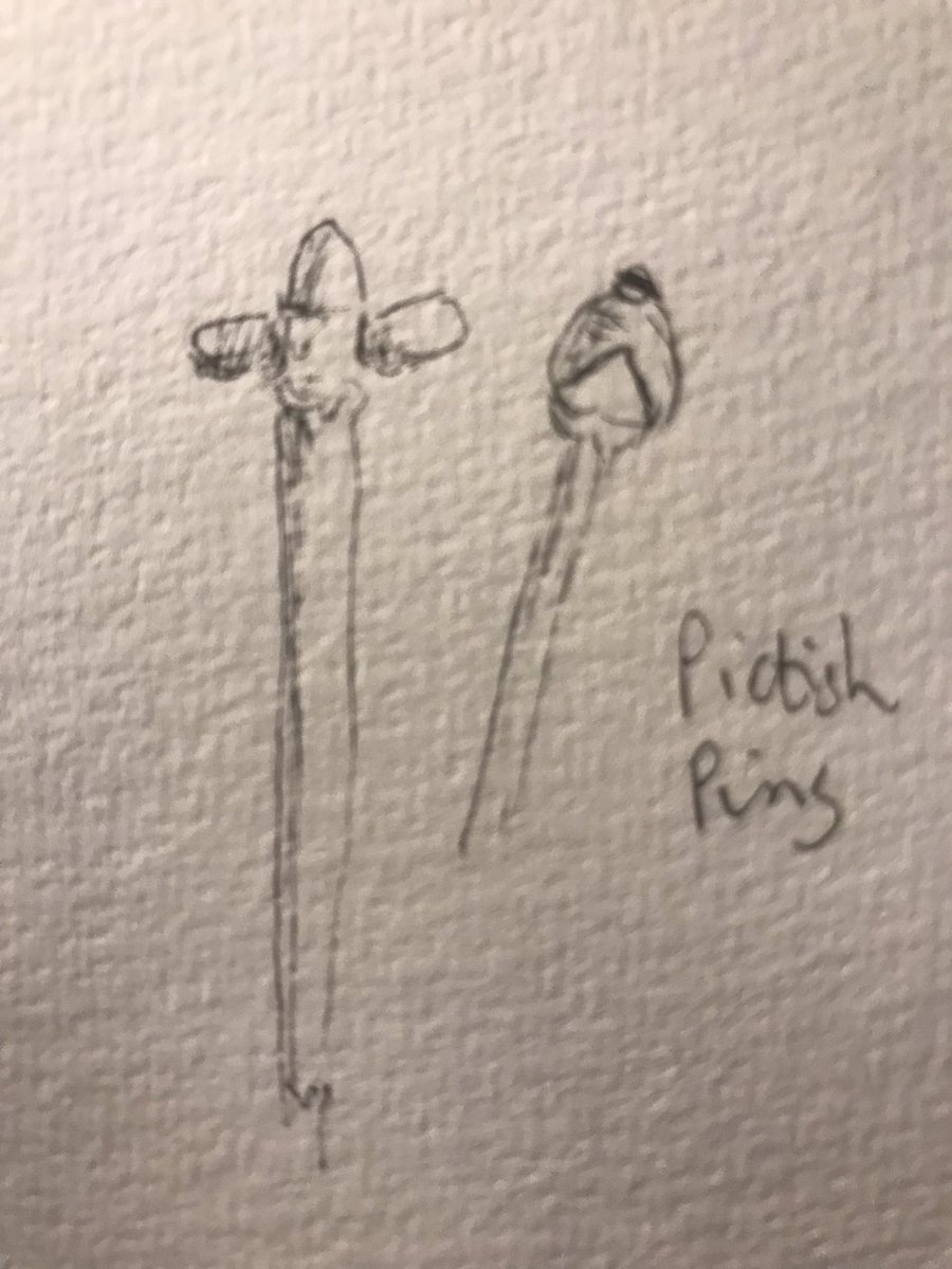 richardhosgood's tweet photo. Pictish pins from the Moray firth #d4bdrawing #DiggingForBritain #Archaeology https://t.co/BtAr1N9VUj