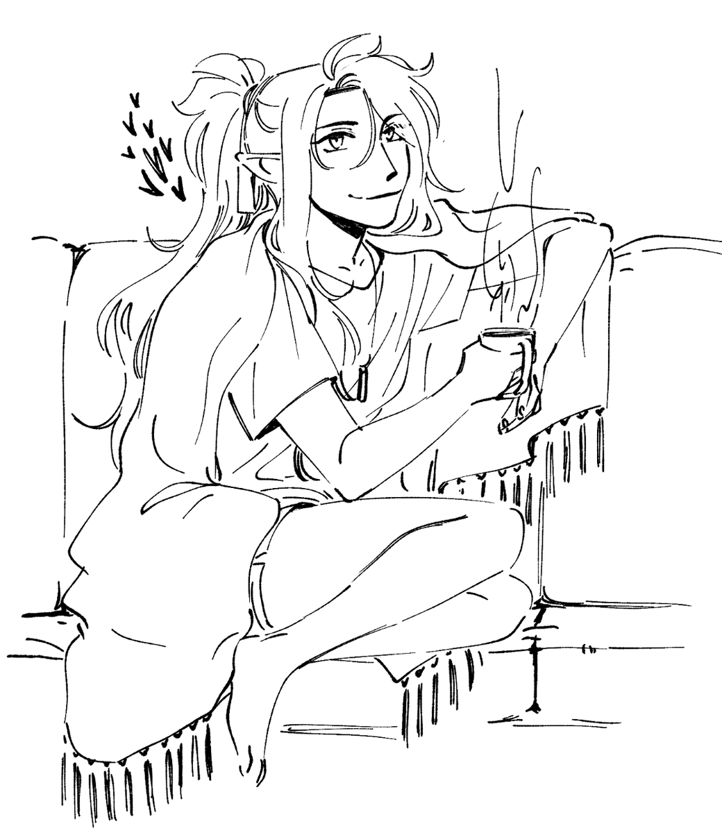 a little han doodle from a couple nights ago i liked 😄 