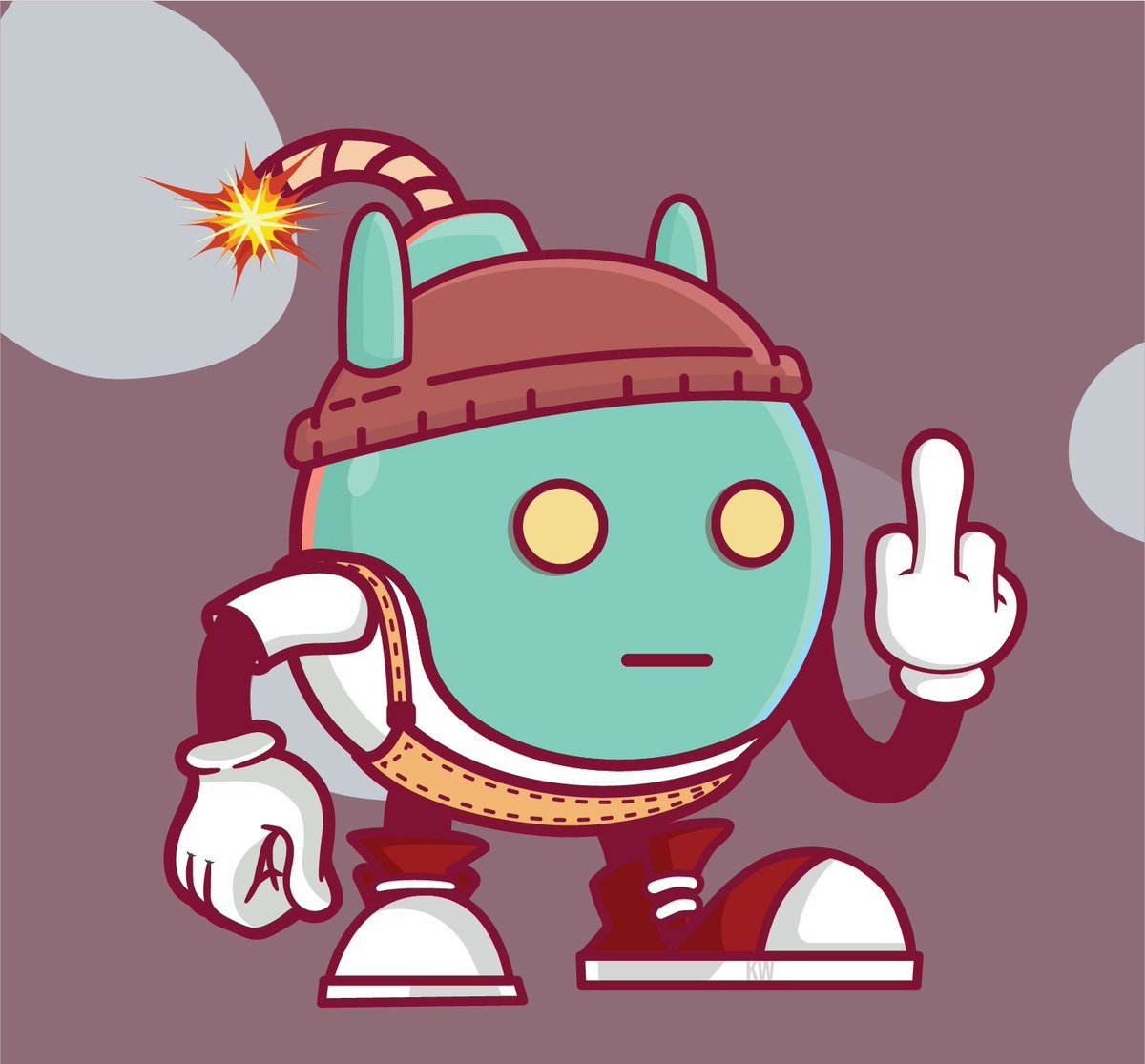 fbombnft's tweet photo. We wanted to gift this 1/1 Honorary f-bomb to the creative genius behind alien frens @_masoncrowe. The fbombs come in eth. We love the @alienfrens  💚👽🖖 https://t.co/pSw0PzfkSt