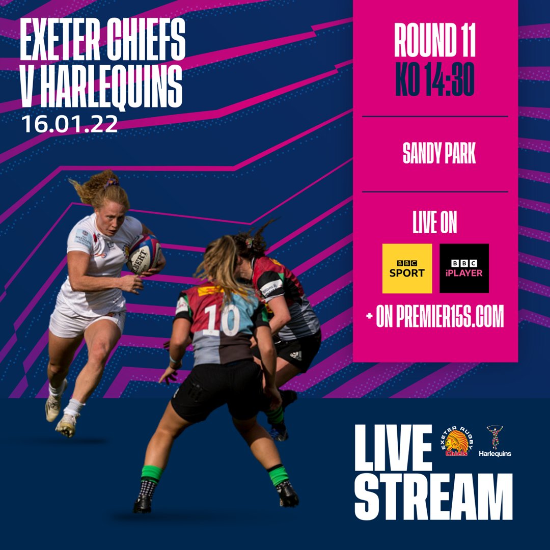 Sunday ➡️ Sorted ✅

<a href="/ExeterChiefs/">Exeter Chiefs</a> v <a href="/HarlequinsWomen/">Harlequins Women 🃏</a> LIVE on <a href="/BBCSport/">BBC Sport</a>, <a href="/BBCiPlayer/">BBC iPlayer</a> and premier15s.com: coverage starts at 14:15 GMT 📺

#Premier15s