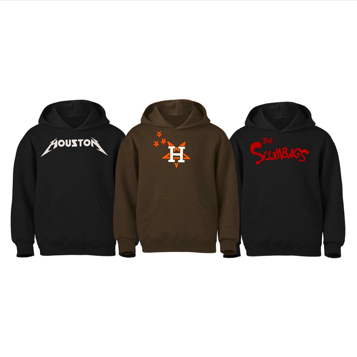 HeavyMetalHTX's tweet photo. These three hoodies will be available this Sunday at #Scumbash
Be sure to stop by @CobosQue
You won’t want to miss this… https://t.co/PGFLHffMZK