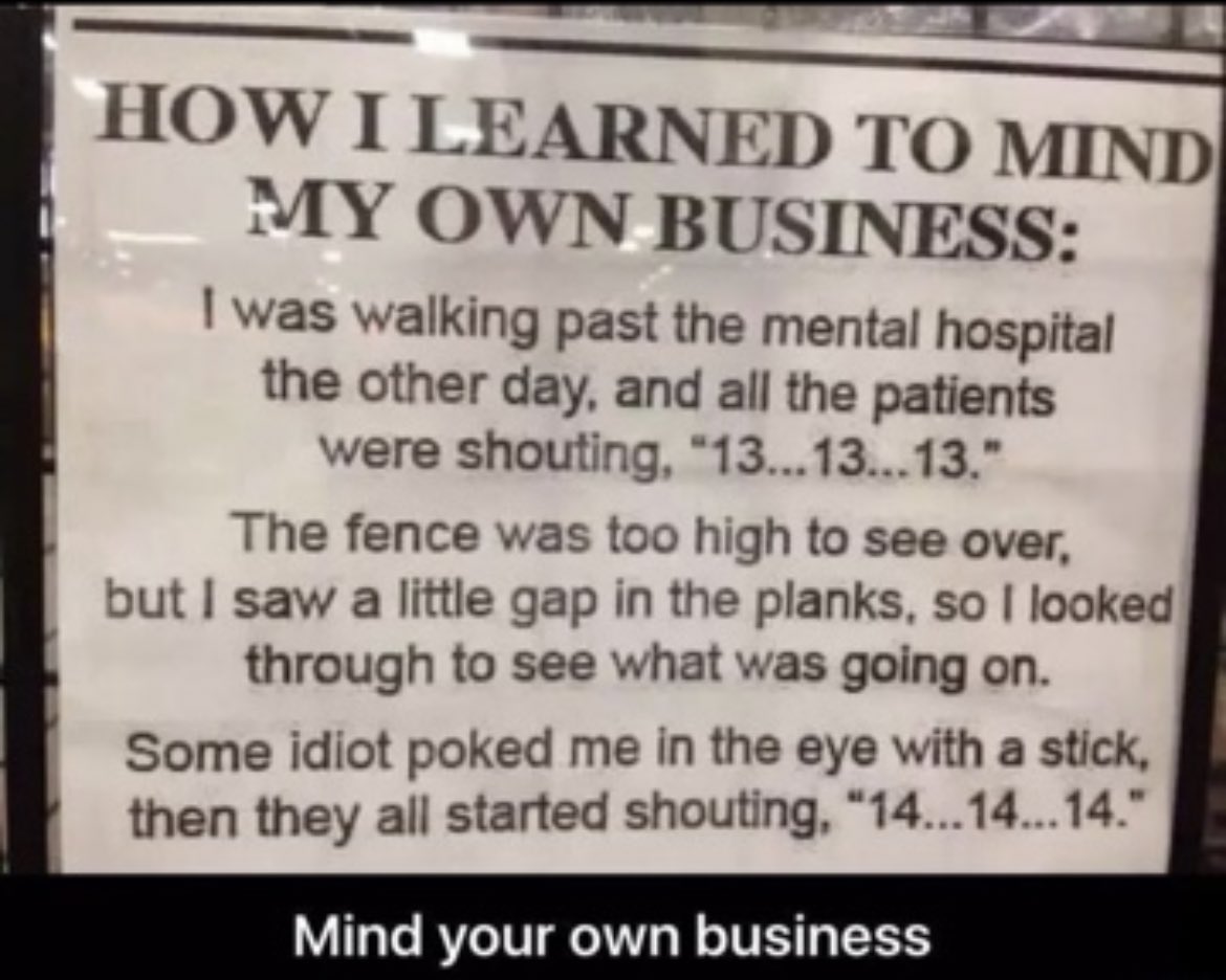 An oldie but a goodie in case you haven’t seen it … enjoy !! 🤣🤣