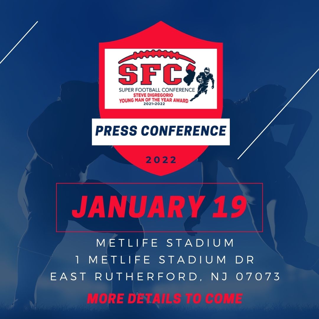 You're virtually invited! Stay tuned for more details. #SFCmanoftheyear #WeAreBackSFC #NJHSFootball #NJFootball #HSfootball