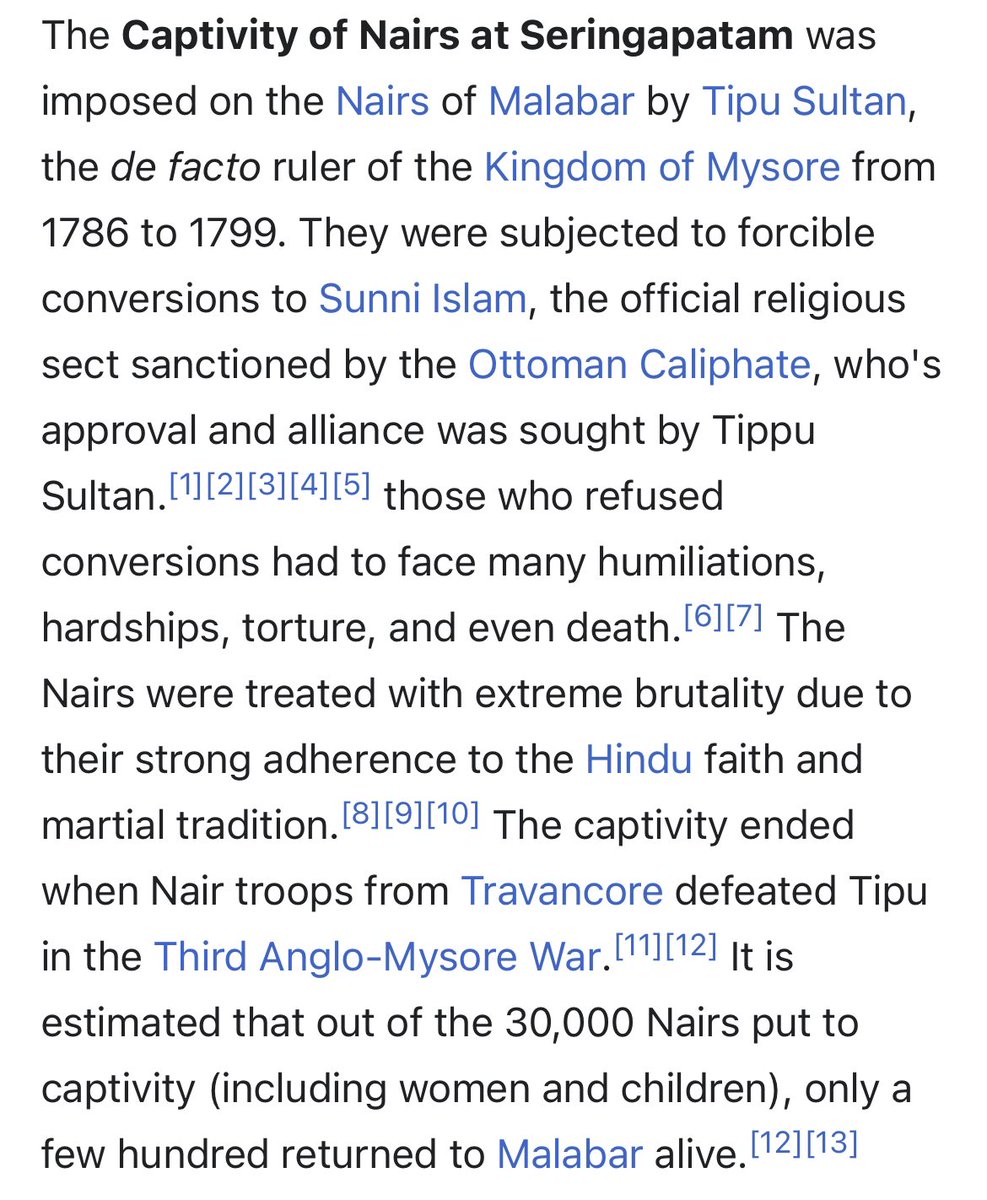 vibe_ind's tweet photo. @DReclaimation His atrocities knew no bound. 400000 converted and rest killed in the name of Jehad in case of Malabar Nairs. #TyrantTipu https://t.co/ZQp07Sebrl