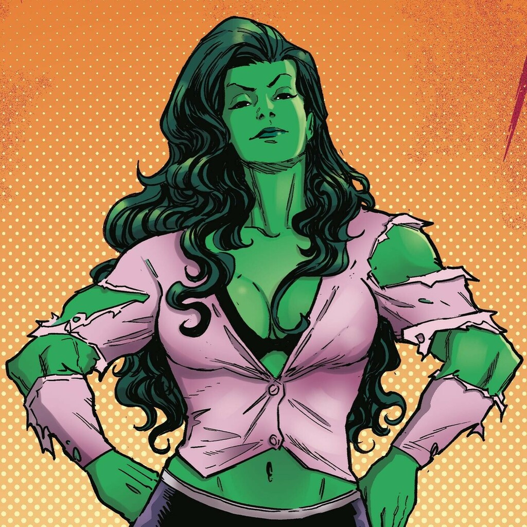 Did I mention I’m coloring She-Hulk?! did I mention I LOVE SHE-HULK? 