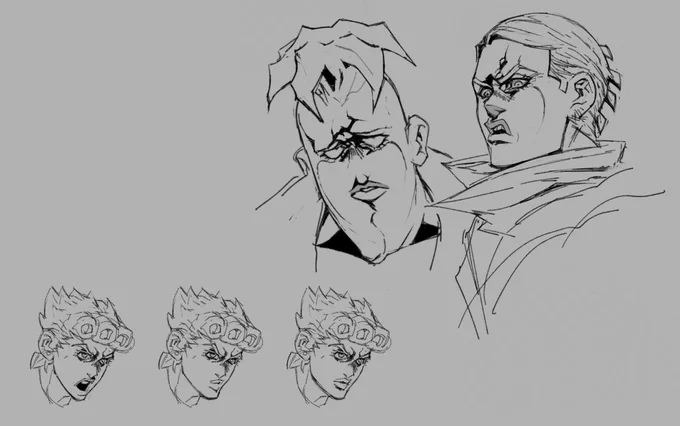 Not much free time these days, have some sketches :J 