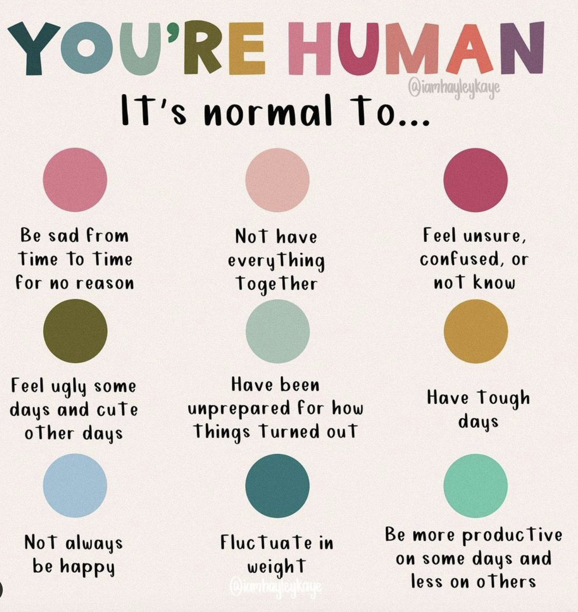 What makes you human? Unglamorous answers only.
We'll start — We're not morning people!
🎨 : <a href="/iamhayleykaye/">Hayleykaye</a>