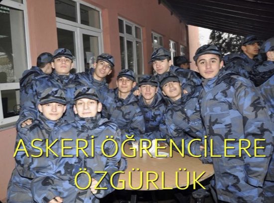 harbiyelikardsi's tweet photo. MÜEBBET verilen 6 yıldır cezaevinde bulunan işkencelere maruz kalan Askeri ÖĞRENCİ’ler için
14 OCAK PERŞEMBE SAAT: 21.00da #AskeriÖğrencilereÖzgürlük diyoruz 

👉🏻 Lütfen retweet yaparak daha fazla kişiye ulaştıralım 

Bol tweet, etiket ve retweet istiyoruz lütfen destek olun 🙏🏻 https://t.co/zwKPrDi6GA
