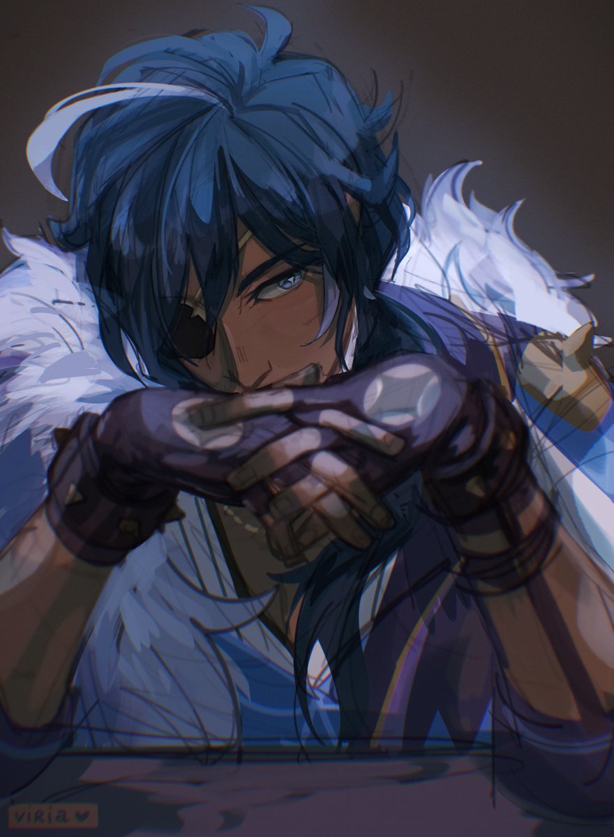 viria13's tweet photo. secrets 

#genshinimpact #kaeya #kaeyaalberich #viria #art https://t.co/ncWcd8XXdW