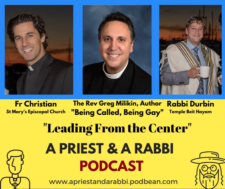 apriestarabbi's tweet photo. As a priest or rabbi, how do you lead from the center, especially when you lead a purple parish that is passionate about their politics and theology? Fr Milikin joins us to share his story leading as an openly gay priest in complex environments. https://t.co/Ucx39llVri
