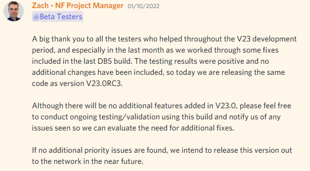 patrickluberus's tweet photo. #Nano V23 is almost here, with some major code cleanup &amp; a lot of testing improvements. Almost 200 issues have been closed! 🎉 #cryptocurrency

Just updated my faucet node to the latest V23 release candidate 🙌 https://t.co/wJYuk0CYQw