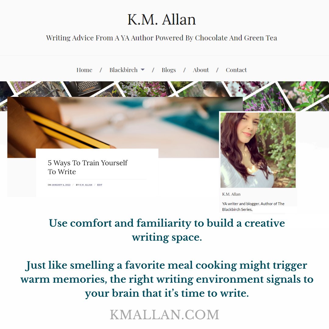 KMAllan_writer's tweet photo. Did you catch my latest #blog post about training yourself to write whenever you sit at your desk? If not, check it out: https://t.co/R4RRNzglBY
…
#blog #wordpress
#writingcommunity #writingtips #writinghelp #writingtraining #traintowrite #newhabits #trainyourself https://t.co/zKfOqr5Mlz