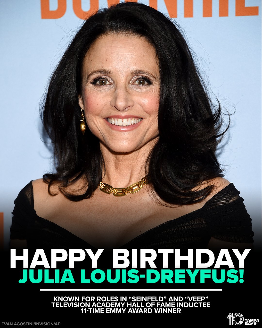 HAPPY BIRTHDAY! \"Seinfeld\" and \"Veep\" comedian Julia Louis-Dreyfus is turning 61 today! 