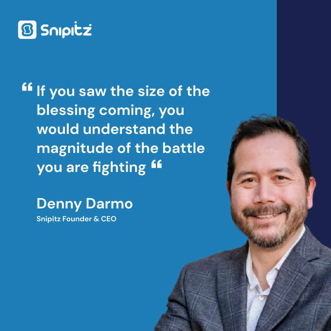 Our CEO Denny never fails to find the perfect quote to inspire his team. Here's one of our favorites to share with you. Have a happy and productive Thursday! 😄
#snipitz #inspirational #leadership #tech #thursdayinspo