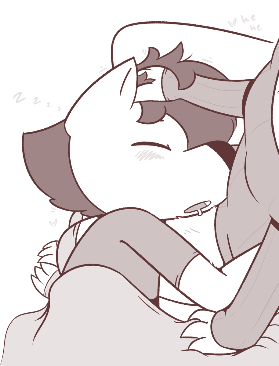 TheArtManor's tweet image. POV: Watching him nap in your lap.