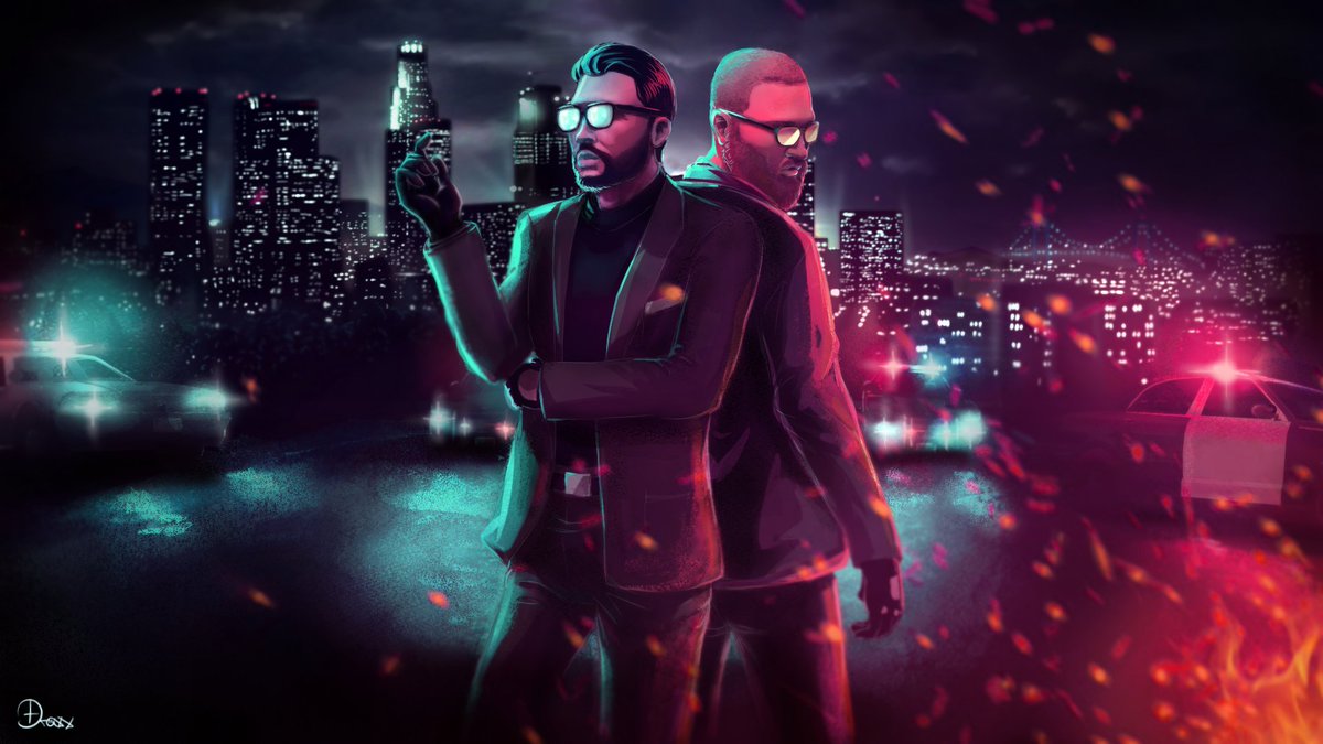 The DownBad Duo - Harry &amp; Mickey
#NoPixel #nopixelfanart