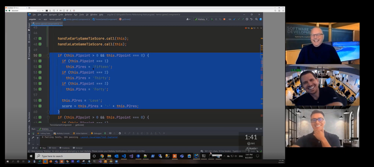 mob__mentality's tweet photo. Got many mobs going strong and having a good time at #CodeFreeze2022 Conference
One Mob's Comment Just now: "We have a Ruby developer working with Java developers all working to improve a codebase in Javascript. And they are doing a good job at it" https://t.co/YZ5cqas2eR