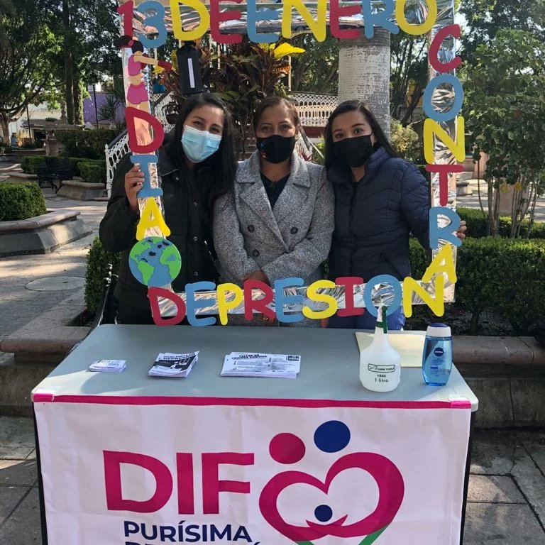 Día Mundial de la Lucha Contra la Depresión
Sensibilizar, orientar y prevenir a la población sobre esta enfermedad, es uno de los principales objetivos, cuyas cifras aumentan de manera desproporcionada. Acércate al #DIFMunicipalPurísima, estamos para ayudarte y atendenterte.