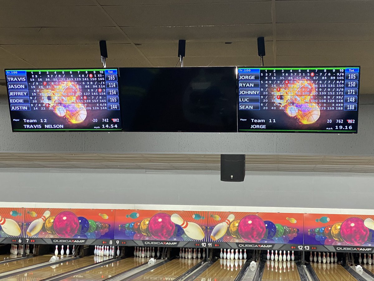 brhsathletics's tweet photo. With a win today, our boys bowling team will clinch the Patriot Division Title. Boys go up 1-0 over Maple Shade with a huge 10th frame by Sean Horner !! 🎳 #rollscotties https://t.co/OAc9LZlMyB