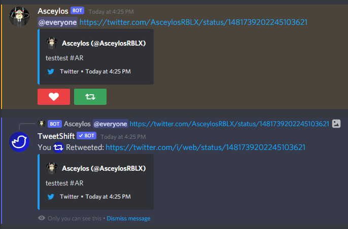 We've purchased a bot to allow AR members to like &amp; rt without having to go on Twitter!

To be added to feed channel: be a Congressional member, WH leadership, or party/agency/cabinet/branch leader. 

Give it a try right now and link your account by clicking the like button!