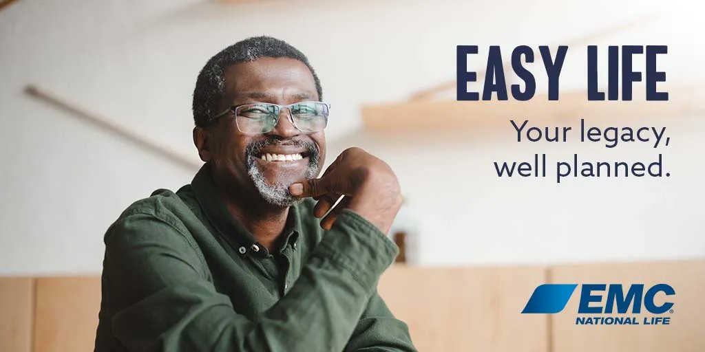 EMCNationalLife's tweet image. Planning for final expenses, covering debts and leaving a legacy are stressful decisions; but making choices about these matters doesn't have to be difficult. Easy Life is a whole life insurance product designed for ease and simplicity.
#emcnl #easylifeinsurance #lifeinsurance