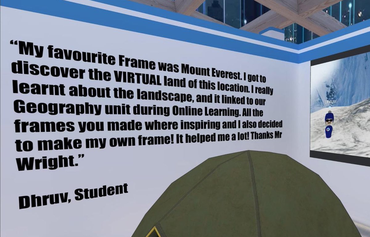 EduMetaverse's tweet photo. This is the greatest feedback I’ve ever received. It’s the reason that passion, not money, is the driving force behind what I do. Create, innovate and inspire. You never know who the next trailblazer will be.
#metaverse #education #vr #edumetaverse #iteacher #teachers #educators https://t.co/2UnMmJ2lQa
