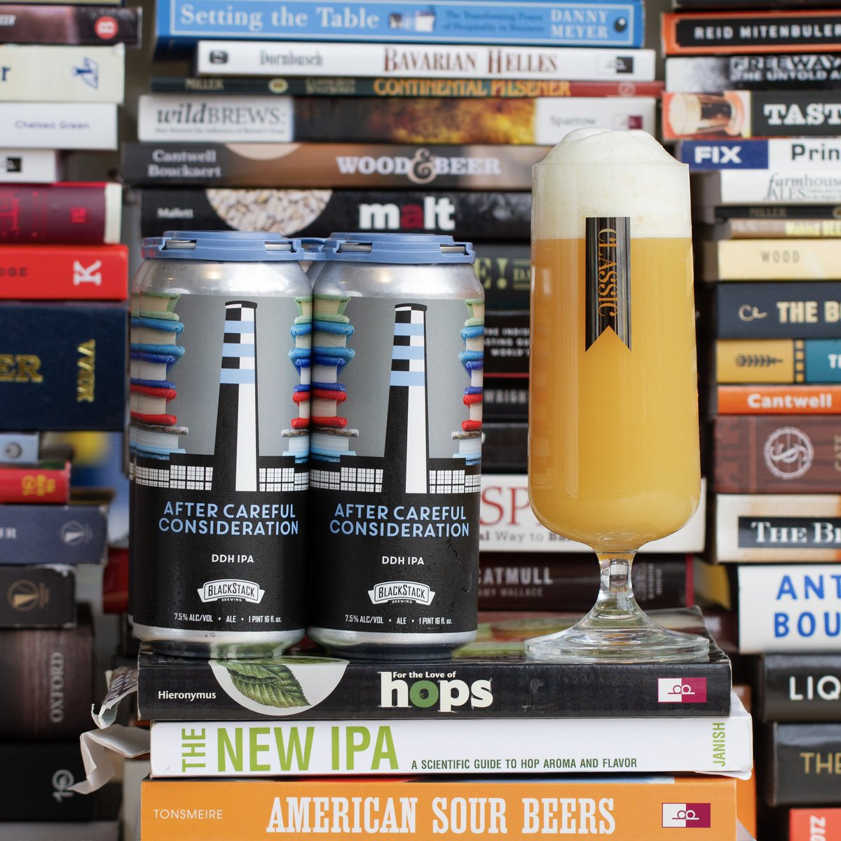 📘📗📕AFTER CAREFUL CONSIDERATION📕📗📘 DDH IPA (7.5%) Things happen fast around these parts. Sometimes you get time to ponder on it. Sometimes you just gotta go for it. Thoughtful additions of Azacca Cryo, Citra, Cashmere, Idaho 7 & NZ Motueka. Just do what feels right.