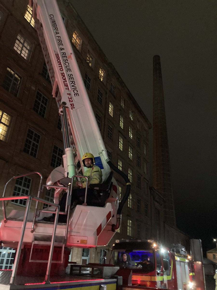 FireCarlisle's tweet photo. High rise exercise “Steam vent” this evening at Shaddongate mills involving a fire on the 5th floor.A tremendous learning opportunity for all involved.Wigton, Longtown & Carlisle West & East .👏🚒🔥 Thank you for the support.
#PDATeam
#ELS
#OCSCMAGuthrie
Always developing.🚒🔥 https://t.co/D0IDBj2YhB