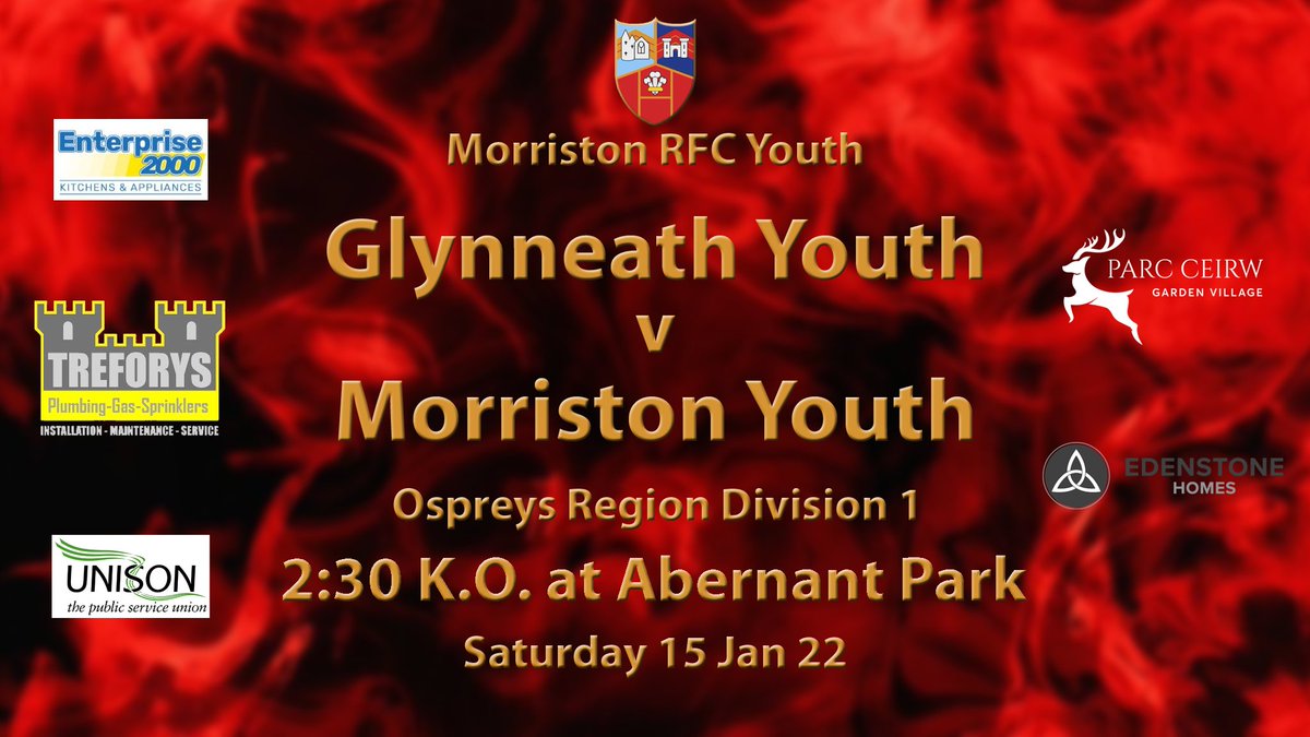 MorristonYouth's tweet photo. The Monkey Youth are on the road this weekend for their first game of 2022.
Thank you @glynrfc for arranging the reversed fixture.
#TreforysGas, #Enterprise2000, @unisonswansea, @EdenstoneGroup, #ParcCeirw. https://t.co/IaaN9Njeps