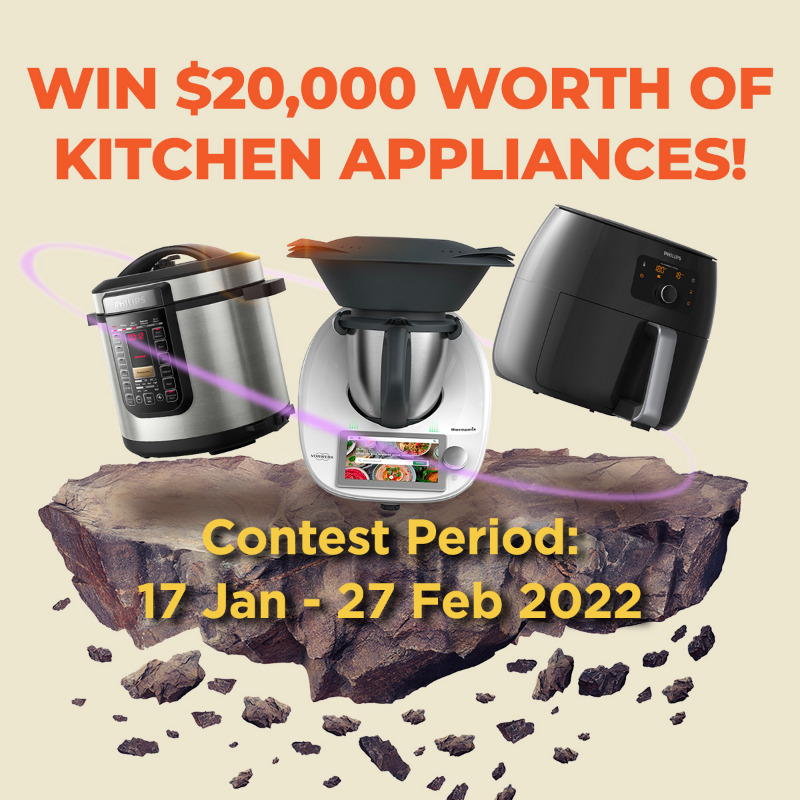 AsianInsp's tweet photo. Got your eyes on a Thermomix or a Philips Air Fryer? Cook it, Snap it, and Win it in 2022!