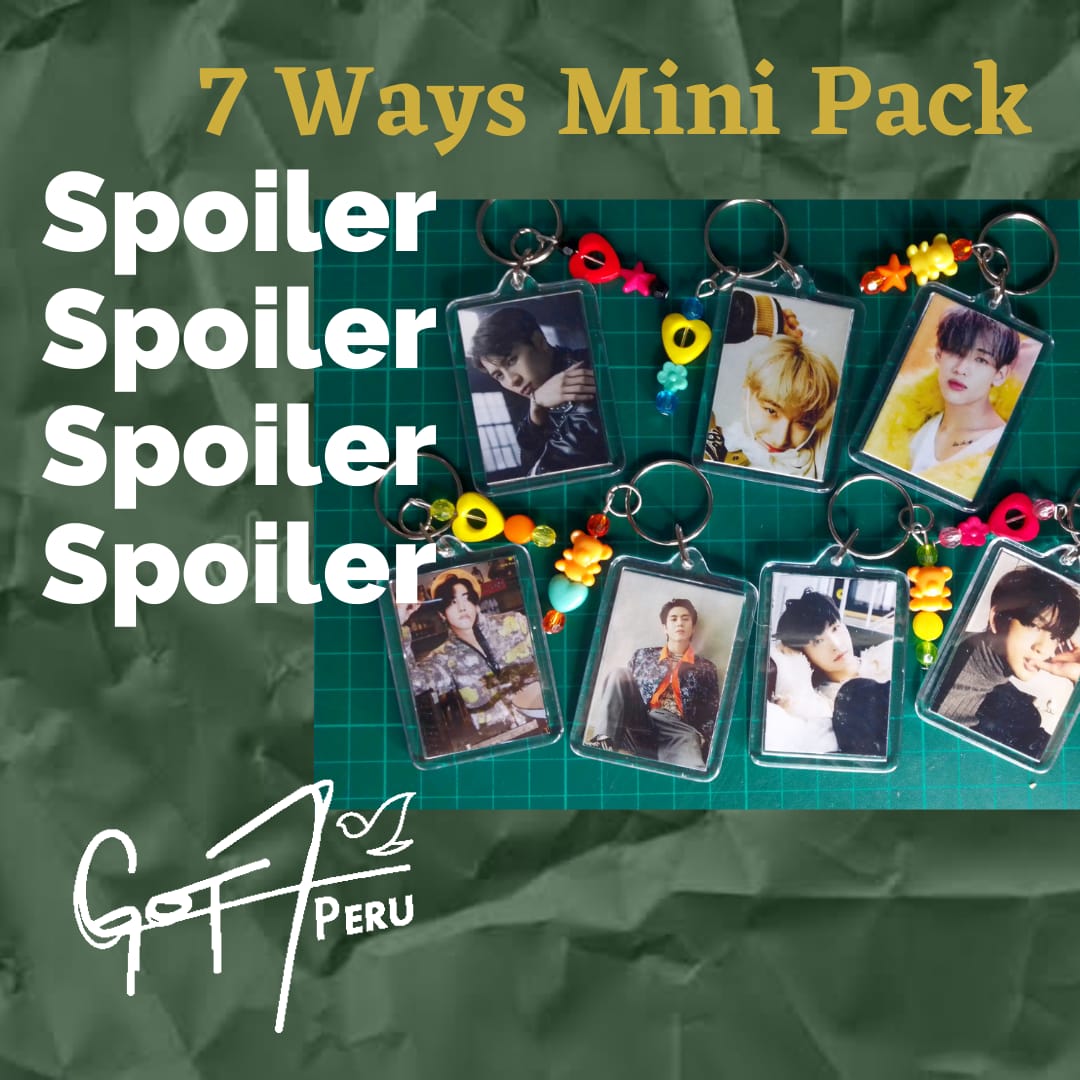 GOT7_Peru's tweet photo. ✨ [ 7 WAYS MINI PACK ] ✨

Ahgases, les dejamos el ÚLTIMO SPOILER de nuestros Mini Packs!! Corre corre solo hasta hoy a la media noche!!! ☺️💚🔥

Recuerden que todo lo recaudado es por y para proyectos de GOT7 ✨💚

Muchas gracias por su apoyo

#GOT7Peru #GOT7 #7WaysMiniPack https://t.co/SY80UCuGRD